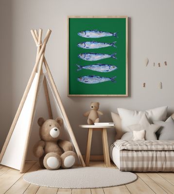 Sardines Forest Green