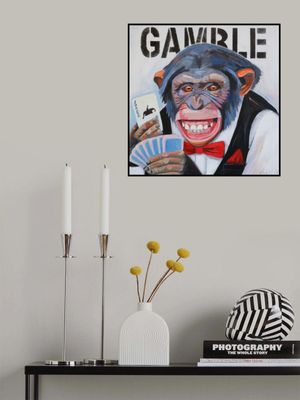 Primate's Poker Face