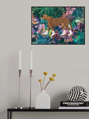 Cheetah Rollerskating in the jungle