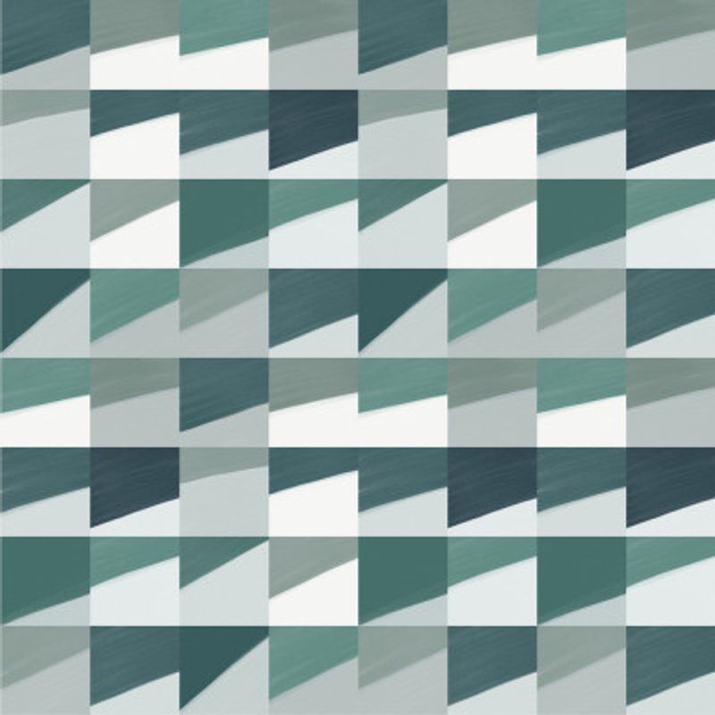 Mid Century Grid Pattern Seven