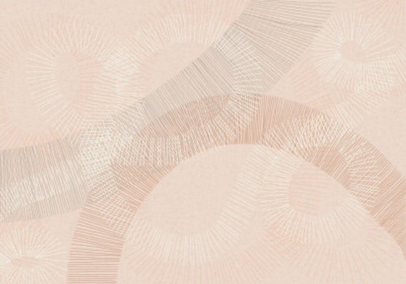 calming essentials Curved Lines chalky peach