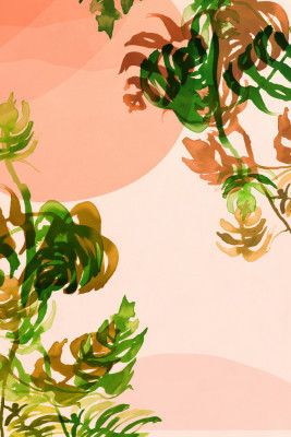 Boho Botanical Sunset