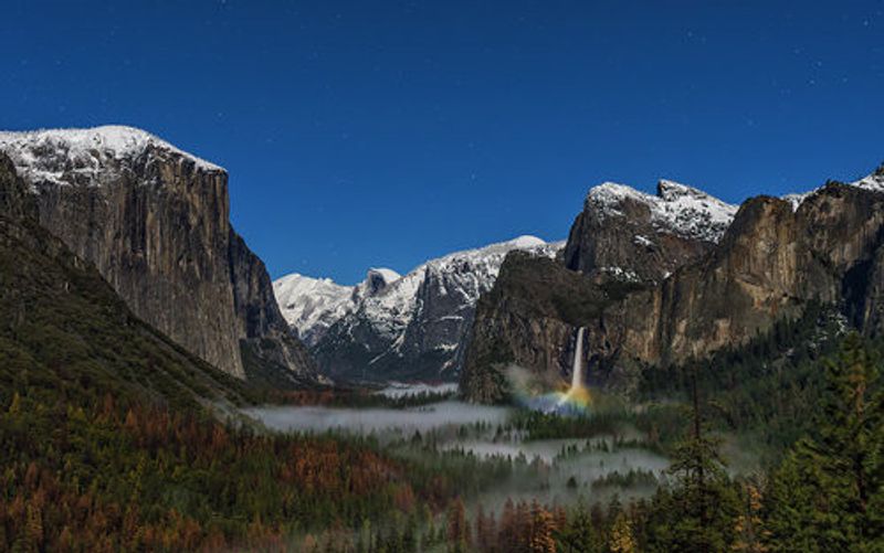 Bridalveil Fall Moonbow
