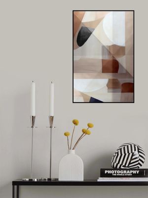 Abstract Copper Neutral Tone Painting 2