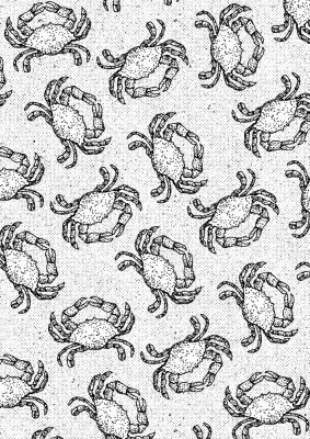 Crab Vintage Pattern