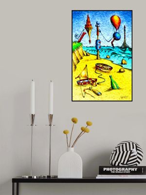 Surreal fable - on the beach