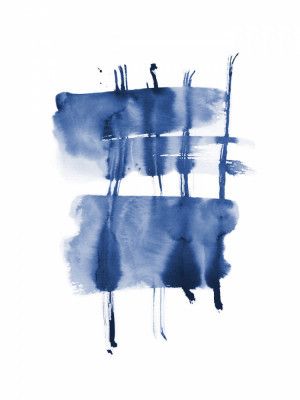 Navy Blue  Ink Flow 01 18x24