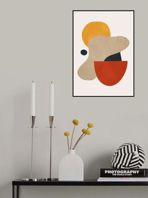 Geometric Shapes And Earthy Tones