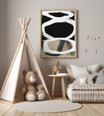 Bold Black On White No4