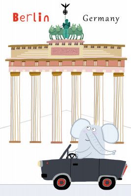 "Landmark25" Brandenburg Gate, Berlin, Germany