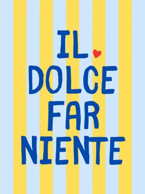 Il doce far niente - stripes