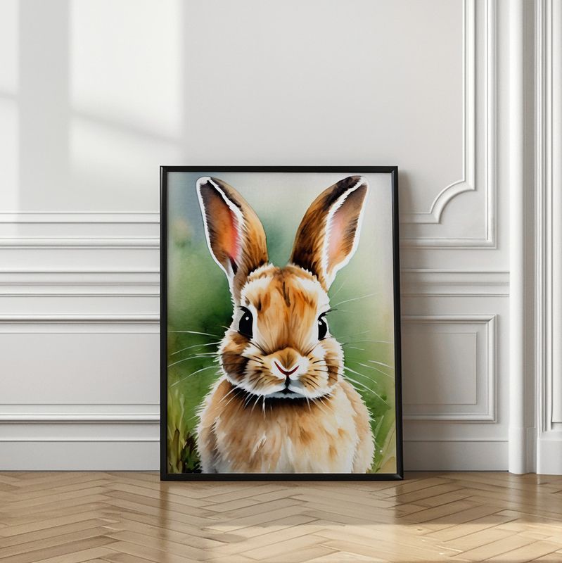 Cute Watercolor Bunny