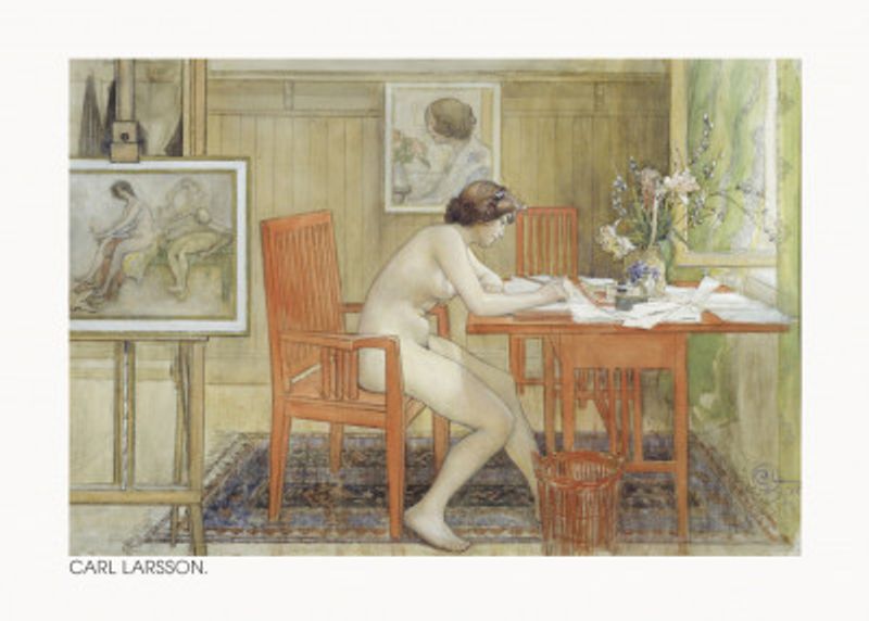 The Model Writing a Postcard 1906