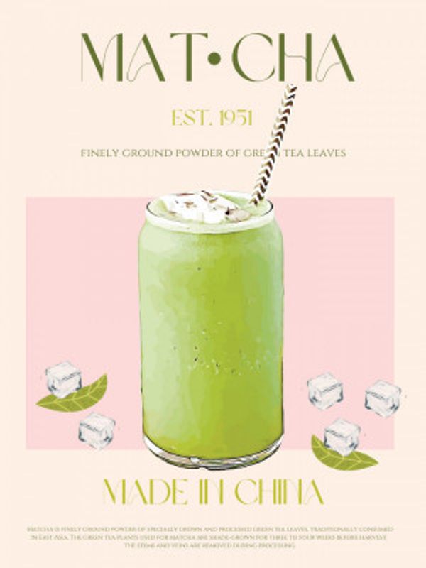 Chilled Matcha Drink
