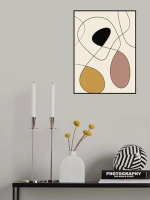 Minimal graceful line art abstract 19