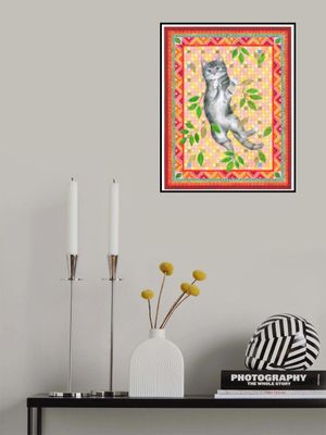 Kitten and the Falling Leaves