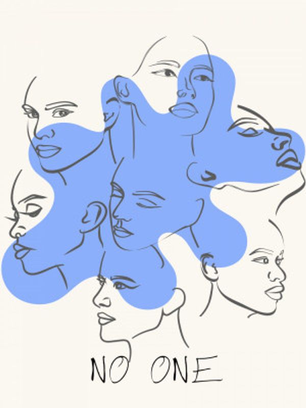 Faces in Blue Silence
