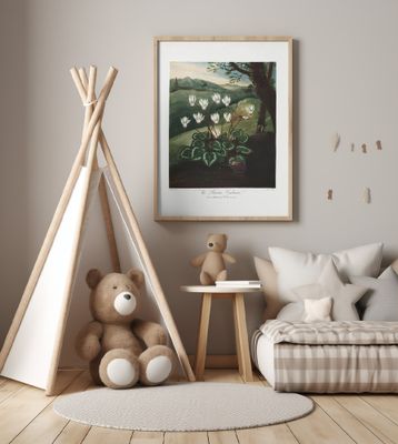 The Persian Cyclamen from The Temple of Flora (1807)