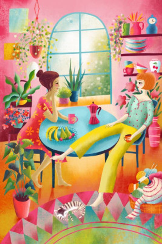 Sunny Kitchen Coffee Chat