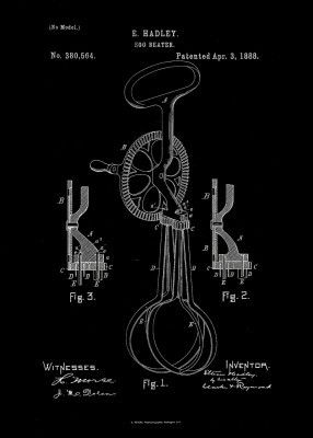 Egg Beater Patent 1888