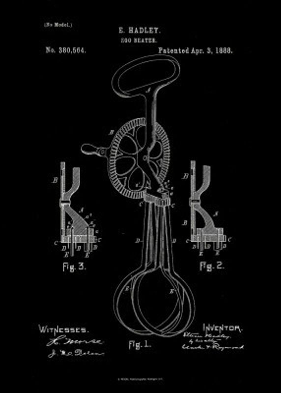 Egg Beater Patent 1888