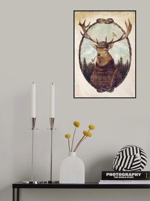 Deer Dressed In Cozy Attire