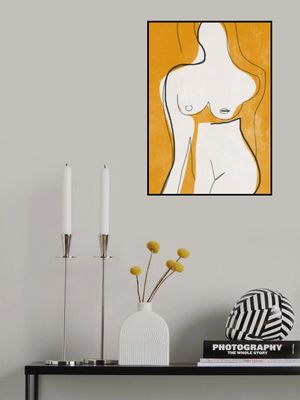 Abstract Line Art Nude
