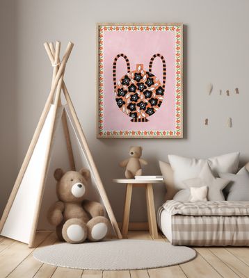 Floral Patterned Jug