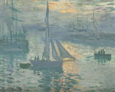 Sunrise (1873) By Claude Monet
