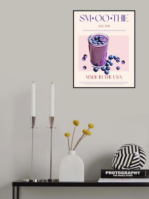 Blueberry Smoothie Illustration