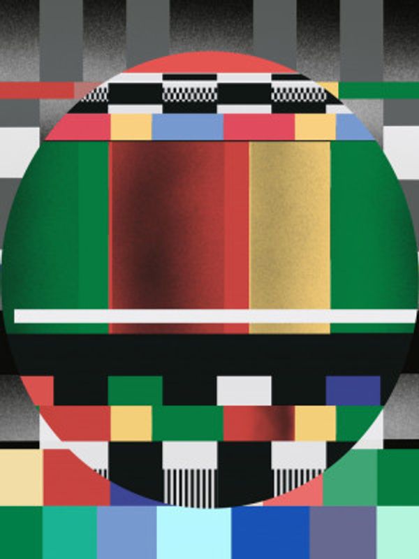 Glitch abstract artwork