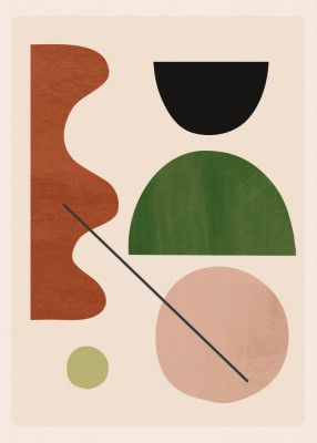 Modern Abstract Minimal Shapes