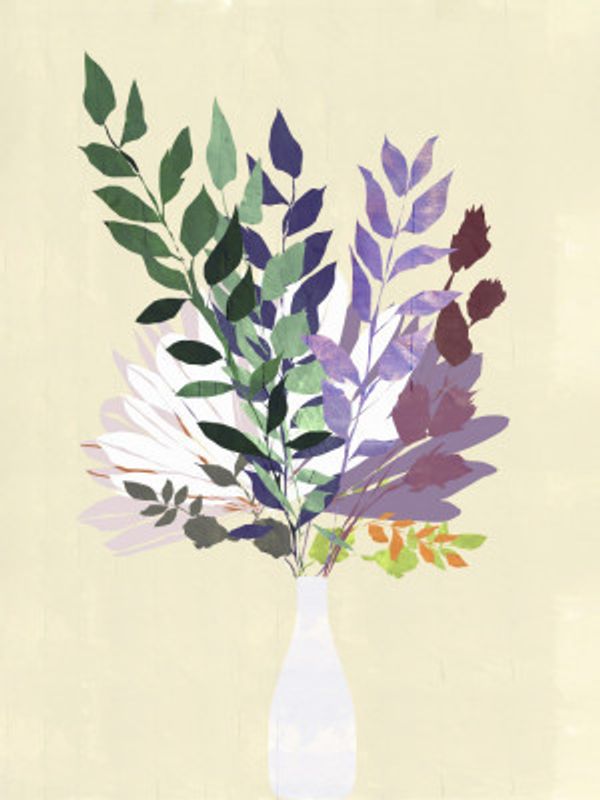 Dried Floral Milk Jug