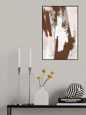 Abstract Brown Paint