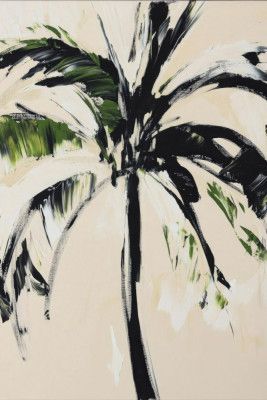 Abstract Palm Tree