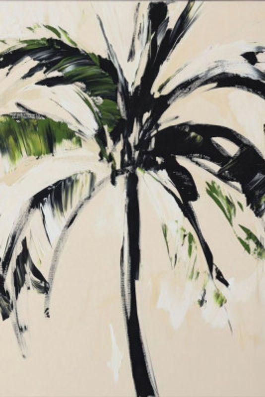 Abstract Palm Tree