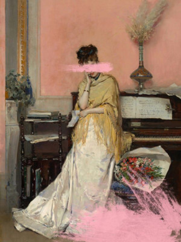 Graffiti portrait of a Woman