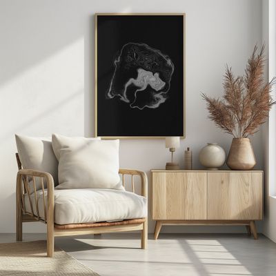 Dynamic Gray Swirl