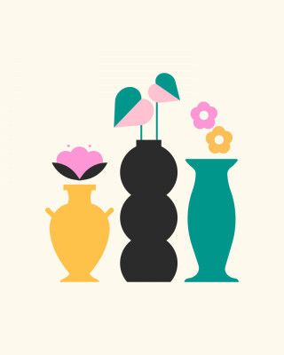 Pottery &amp; Flowers