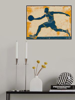 Basketball Run American Blue Yellow