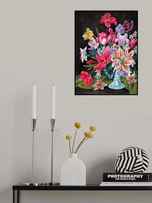 "Botanical 1" still life floral by Renee Machan