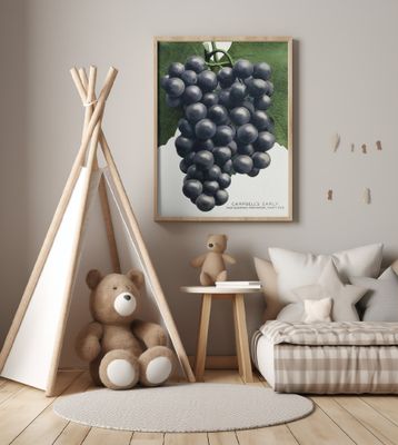 Campbell's Early Grape Lithograph