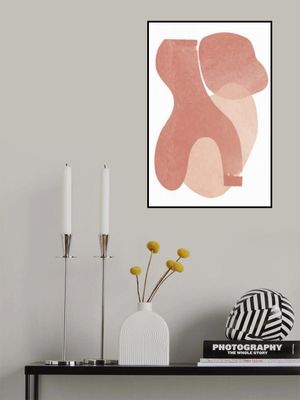 Peach Paper Cut Composition No.2