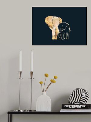 Black Gold Elephants 1