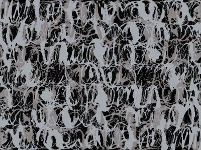 Abstract Ink Swirls Blue Black