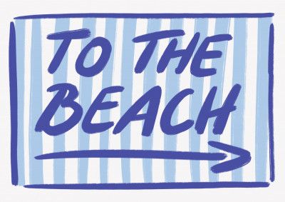 Beach Bound Signage