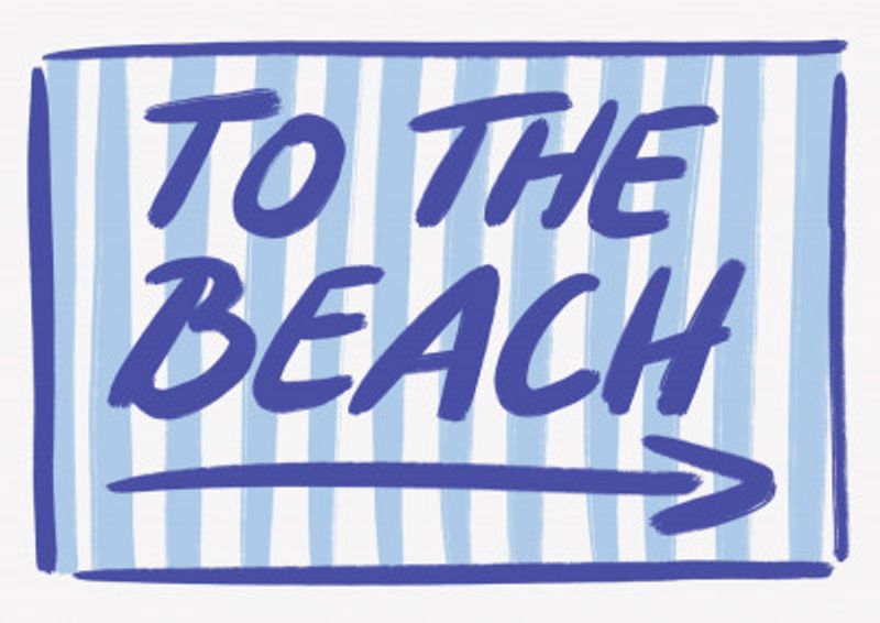 Beach Bound Signage