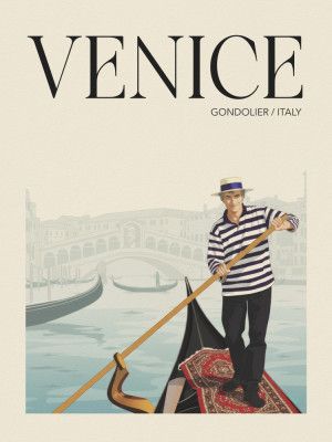 Venice Travel Poster