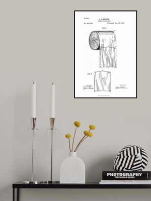 Toilet Paper Roll Patent 1891