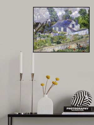 Vincent Van Gogh's Houses At Auvers (1890) Famous